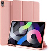 Dux Ducis - Tablethoes geschikt voor iPad Air 10.9 2020/2022 - 10.9 Inch - Dux Ducis Domo Book Case - Roze