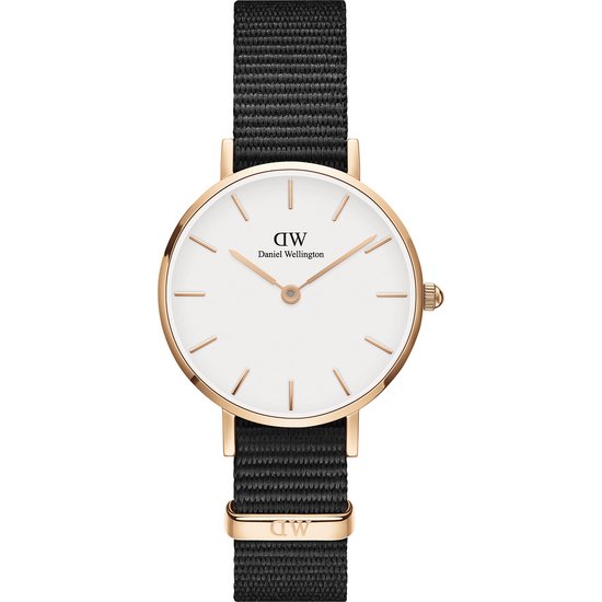 Daniel Wellington QUADRO MINI CHAMPAGNE - Horloge - rose gold-coloured/wit