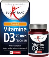 3x Lucovitaal Vitamine D3 75mcg Forte 70 capsules