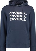O'Neill Trui Met Capuchon Men Triple Stack Hoodie Ink Blue Xxl - Ink Blue Material Buitenlaag: 60% Katoen 40% Polyester (Gerecycled)