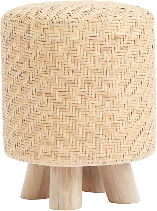 House Doctor Stoel/hocker Weave Natuur 46 x ⌀36