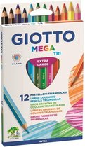 12 Giotto Mega Tri Kleurpotloden 220600