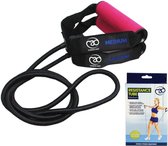 Fitness Mad - Resistance Tube - Niveau 2 - Medium - Roze