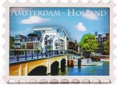 Magneet 2d MDF Magere Brug Amsterdam - Souvenir