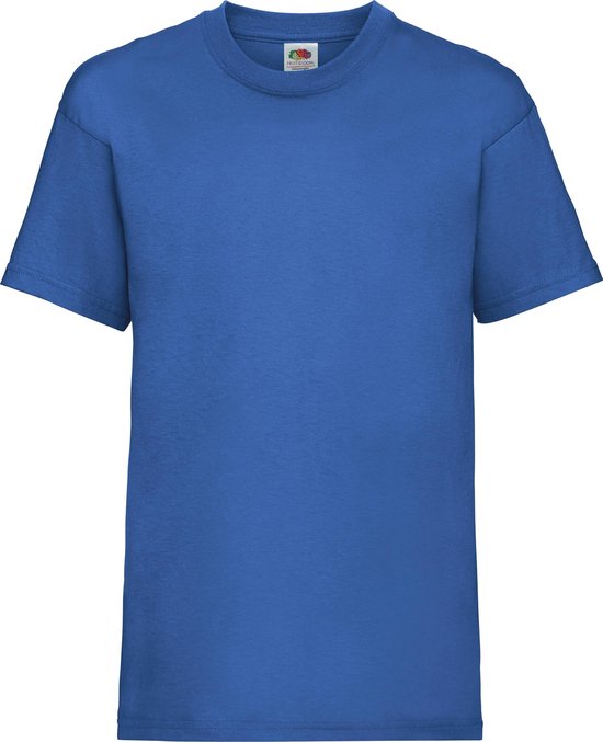 Fruit Of The Loom T-shirt unisexe à manches courtes pour Kinder / Enfants ( Blauw royal)