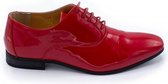 GENTS | Nette Schoenen Heren | Lakschoen rood 0021 Maat 44