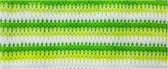 Haarband Kind Streep Print Wit Groen