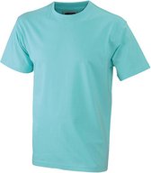 James and Nicholson - Unisex Medium T-Shirt met Ronde Hals (Lichtblauw)
