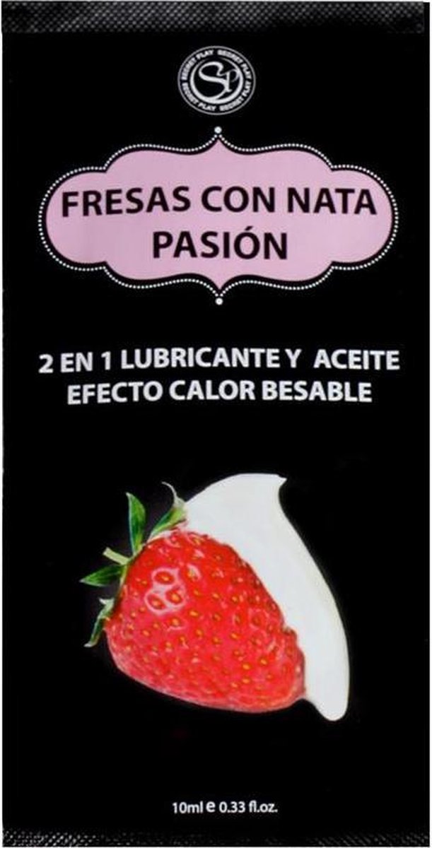 Secret Play Pack 12 Monodose Arome Cream and Strawberry
