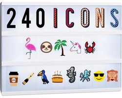 lightbox uitbreidingsset - 240 bijzondere tekens - letters en cijfers