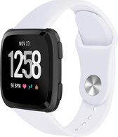 Versa silicone band - wit - Geschikt voor Fitbit