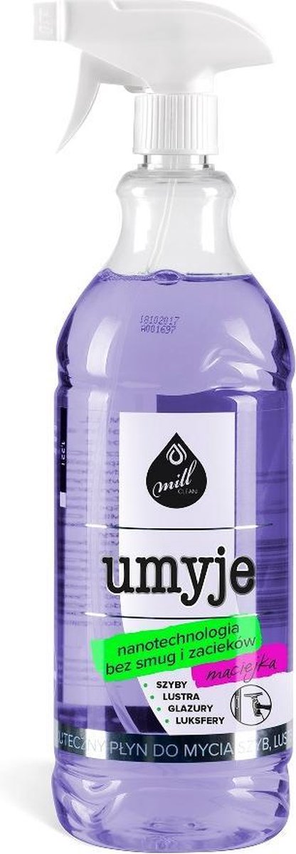 Clean Wash glasreiniger. spiegels en glazuren Maciejka 1.22l