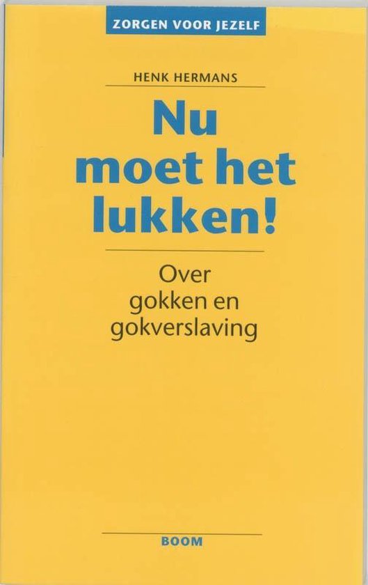 Cover van het boek 'Nu moet het lukken' van Henk Hermans