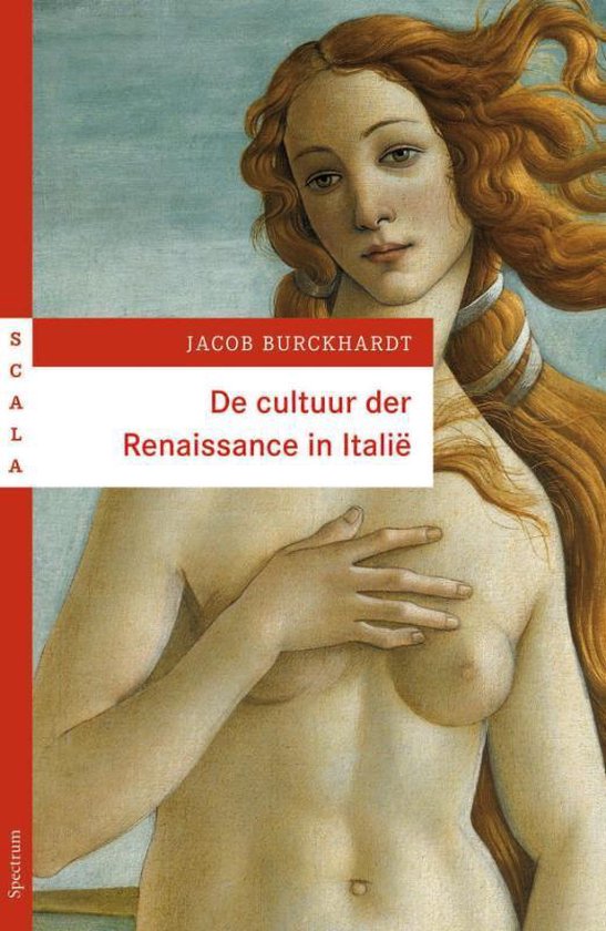 Cover van het boek 'De cultuur der Renaissance in Italie' van Jacob Burckhardt