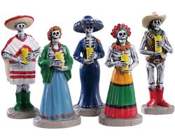 Lemax - Dia De Los Muertos Vigil -  Set Of 5