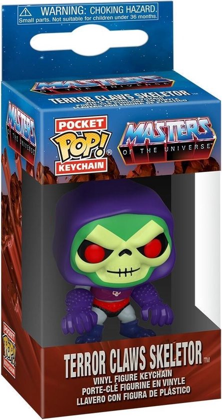 Pocket POP keychain Masters of the Universe Skeletor with Terror Claws