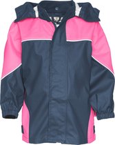 Playshoes Regenjas Kinderen - Donkerblauw/Roze - Maat 140