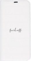 Design Softcase Booktype Samsung Galaxy A70 hoesje - Fuck Off