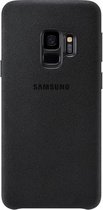 Samsung Alcantara leren cover - zwart - voor Samsung Galaxy S9 (SM-G960)