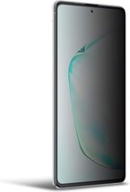 Geschikt voor Samsung Galaxy Note 10 Lite / A81 Anti Spy Privacy Tempered Glass