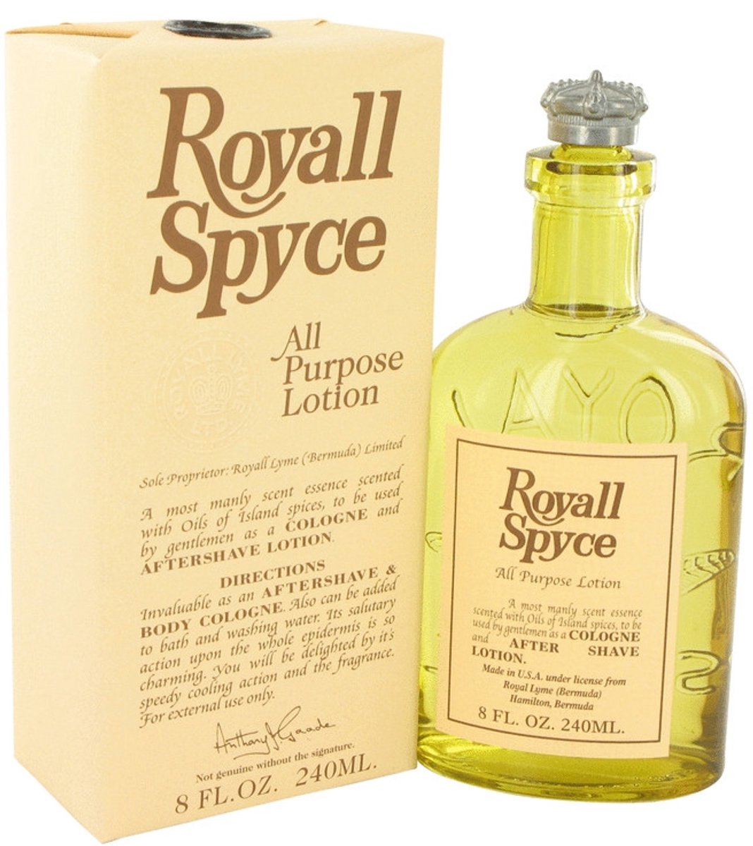 Royall Fragrances Royall Spyce all purpose lotion / cologne 240 ml