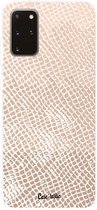 Casetastic Samsung Galaxy S20 Plus 4G/5G Hoesje - Softcover Hoesje met Design - Snake Coral Print