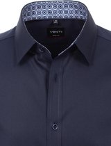 Venti Overhemd Non Iron Blauw Body Fit 103499900-116 - XXL