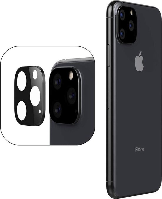 Apple iPhone 11 Pro Max - Pack de 2 Protecteurs d'objectif pour appareil photo + Lot de 2 Protecteurs d'écran en verre Tempered Glass Full 3D en verre
