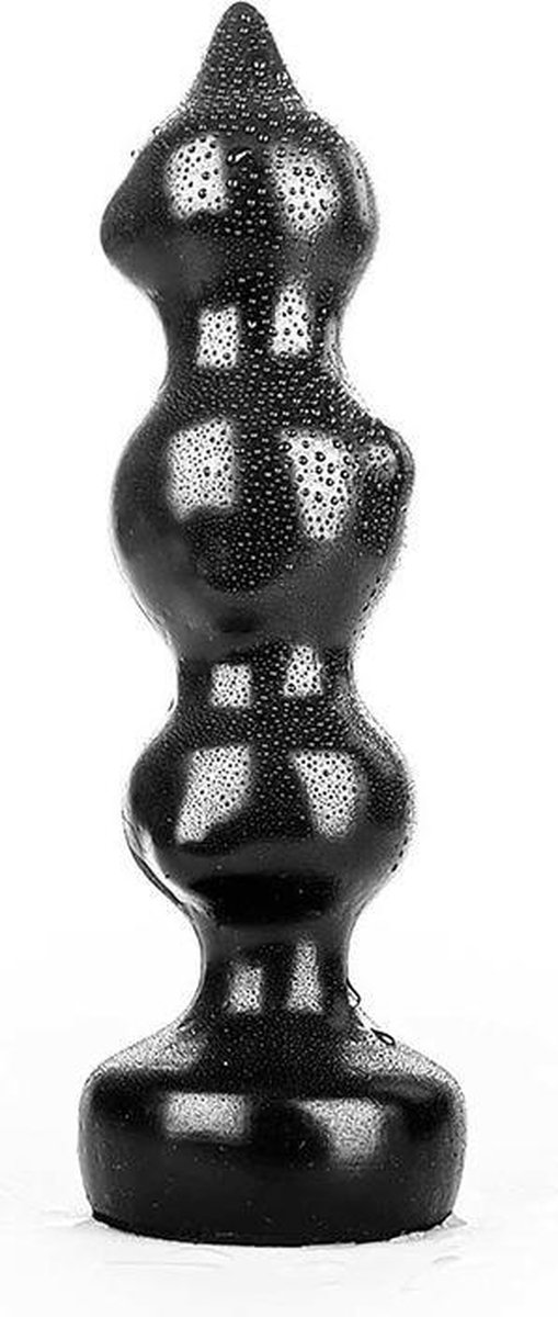 Goedkoopste Bubble Toys - PouLou - XXL Anaal Plug - Zwart - Twee maten XL