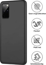 EmpX Telefoonhoesje - Back Cover - Geschikt Voor Samsung Galaxy S20 Plus - Zwart