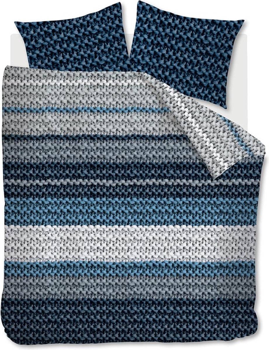 Beddinghouse dekbedovertrek Paola blue - ( incl. 2 slopen) Blauw