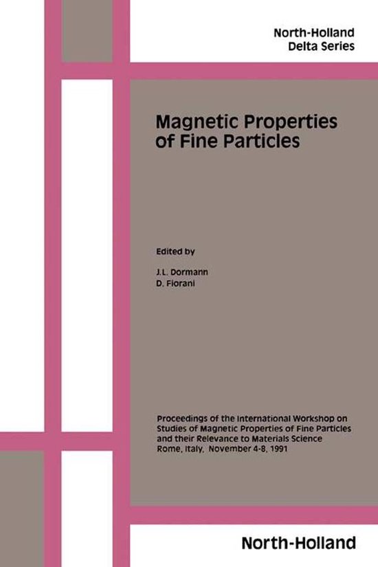 North-Holland Delta Series - Magnetic Properties of Fine Par ... - cover