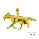 Blinx Jewels Vergulden Hanger Wolf