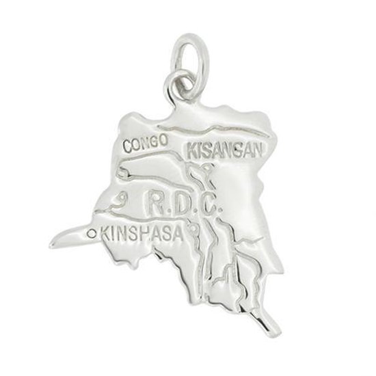 Blinx Jewels Zilveren Hanger Democratische Republiek Congo