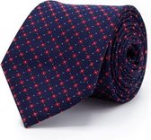 GENTS | Stropdas patroon blauw Maat NS