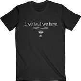 Bring Me The Horizon Heren Tshirt -XL- Love Is All We Have Zwart