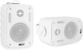 Speakerset - Power Dynamics BC30V witte speakerset - 60W - Waterbestendig dus ook geschikt voor buiten - 100V / 8 Ohm