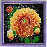 3D Diamond Painting Dahlia op gespannen frame 30 x 30 cm