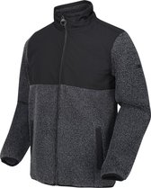 Cadao zware Fleece met rits over de volle lengte van Regatta voor Heren, Outdoorjas, Zwart