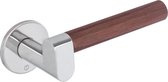 Intersteel Deurkruk Erik Munnikhof Dock Wood met rozet rvs gepolijst