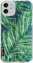 Casetastic Apple iPhone 12 / iPhone 12 Pro Hoesje - Softcover Hoesje met Design - Palm Leaves Print