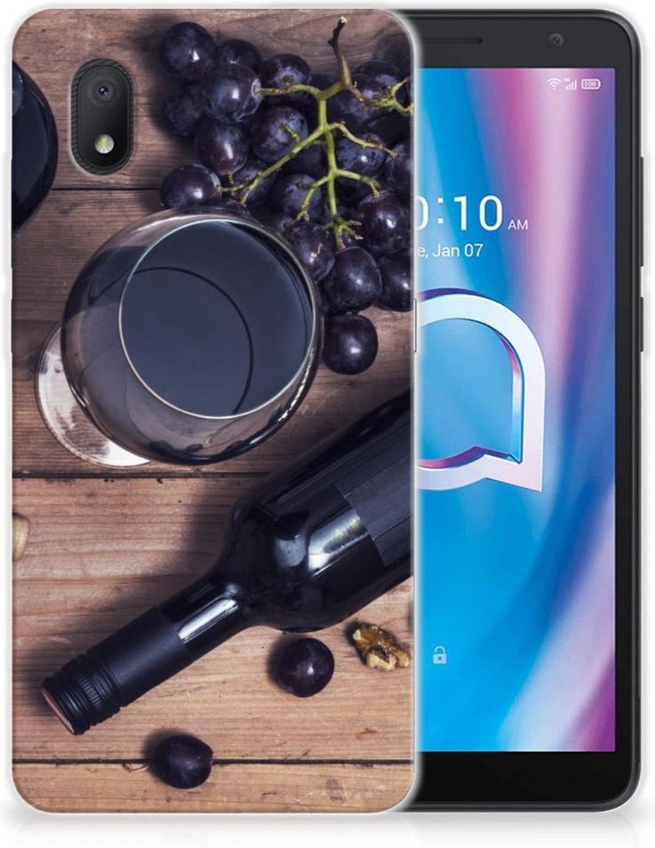 Alcatel 1B (2020) Siliconen Case Wijn