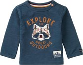 Noppies Baby Jongens T-shirt Koffiebaai - Midnight Navy - Maat 50