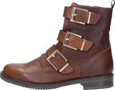 SUB55 Biker boots Enkellaarsjes Plat - cognac - Maat 40