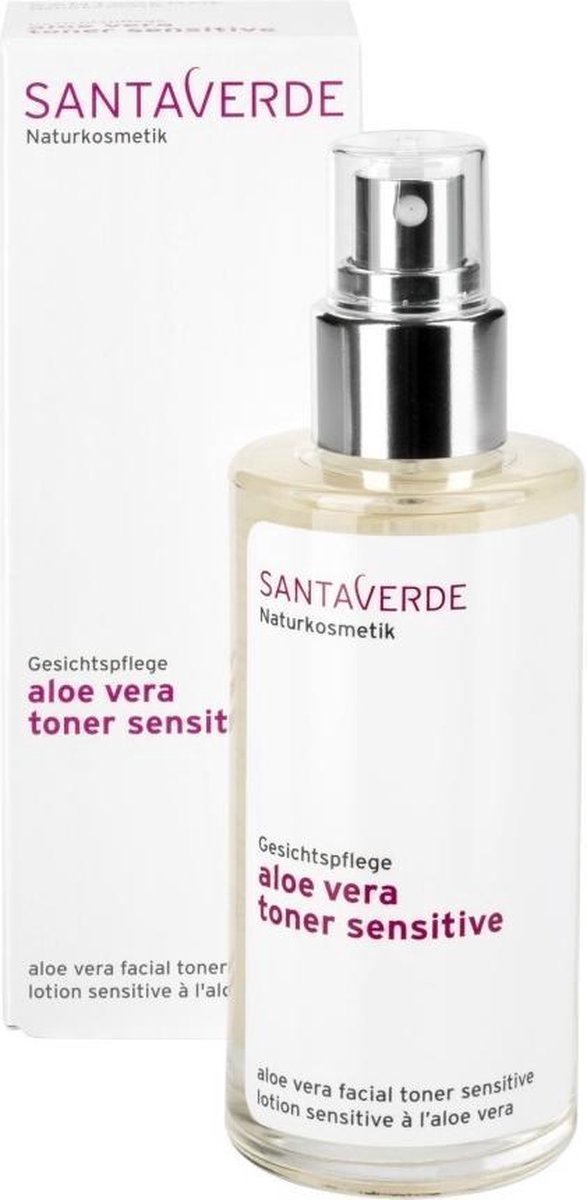 Santaverde Reinigingstonic Aloë Vera Sensitive Dames 100 Ml Geel