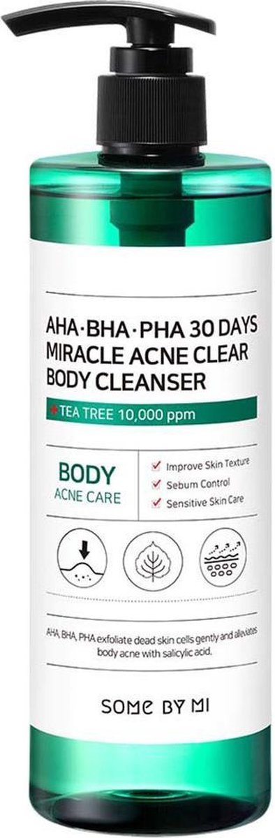SOME BY MI - AHA BHA PHA 30 Days Miracle Acne Clear Body Cleanser | Rug Acne | Body wash voor puisten - SOME BY MI