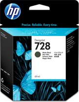 HP - F9J64A - 728 - Inktcartridge zwart mat