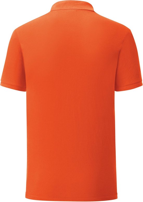 Fruit Of The Loom Heren Iconisch Piqué Poloshirt (Vuur Oranje)