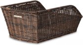 basil cento rattan look - fietsmand - achterop -bruin