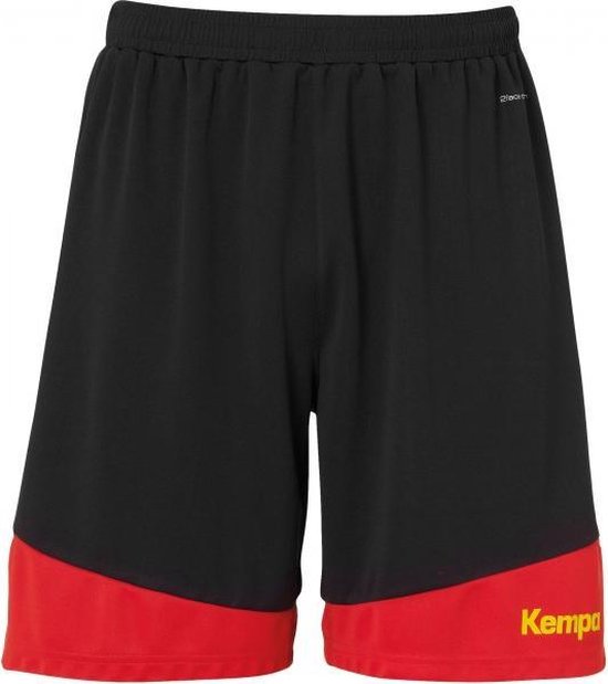 Kempa Emotion 2.0 Short kinderen - Sportbroeken - zwart/rood - Unisex